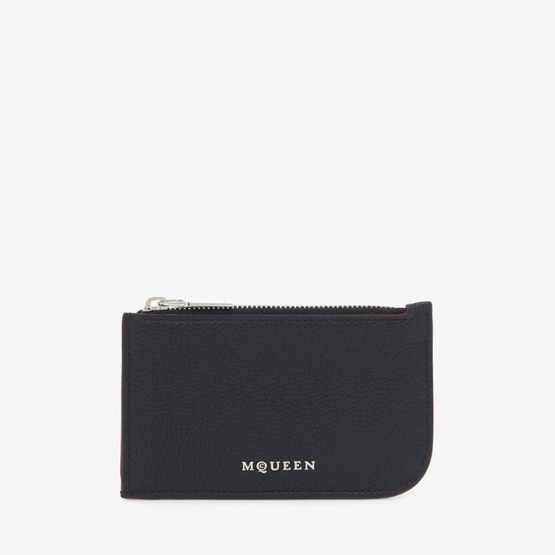 ALEXANDER MCQUEEN - McQueen Sling Zip Card Holder - Item 8135461VDCC1000